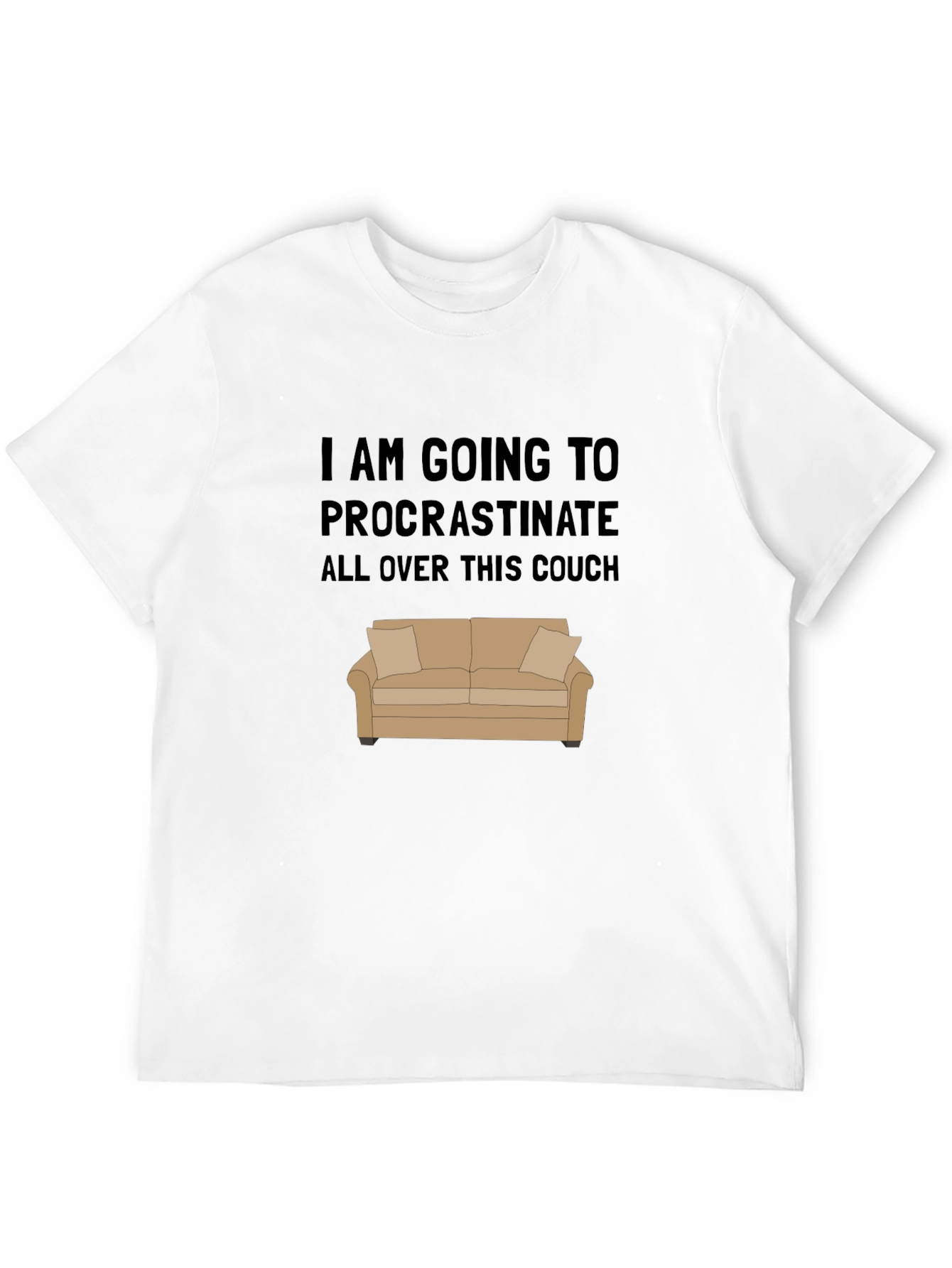 Procrastinate Couch Graphic Tee