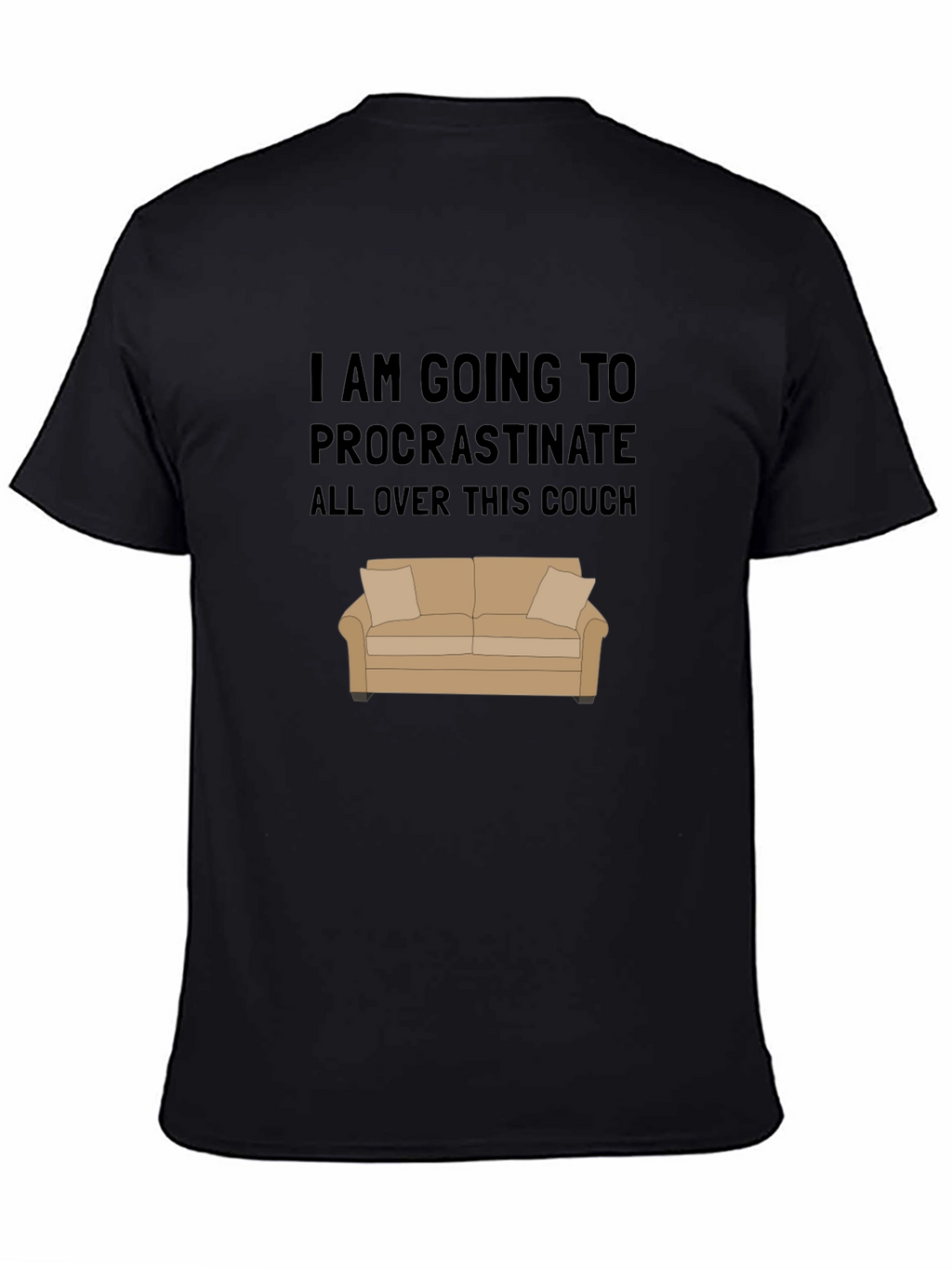 Procrastinate Couch Graphic Tee