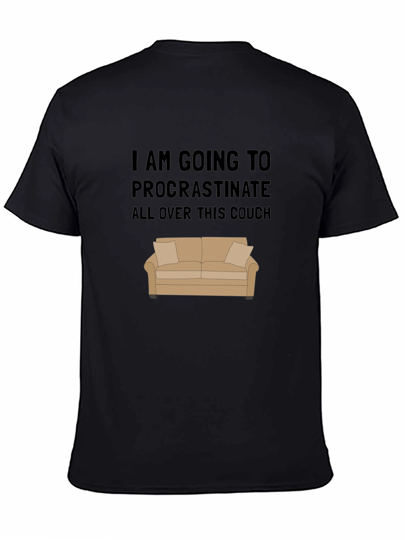 Procrastinate Couch Graphic Tee