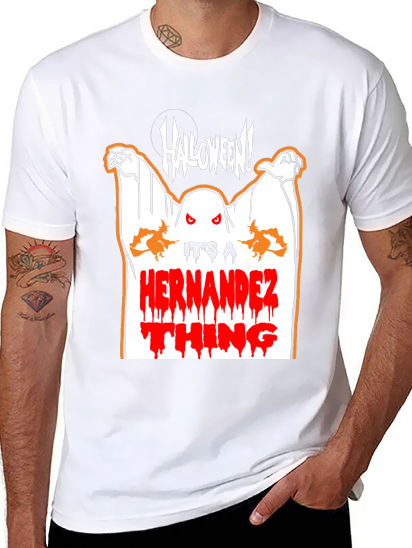 Halloween Hernandez T-Shirt - Spooky Family Fun