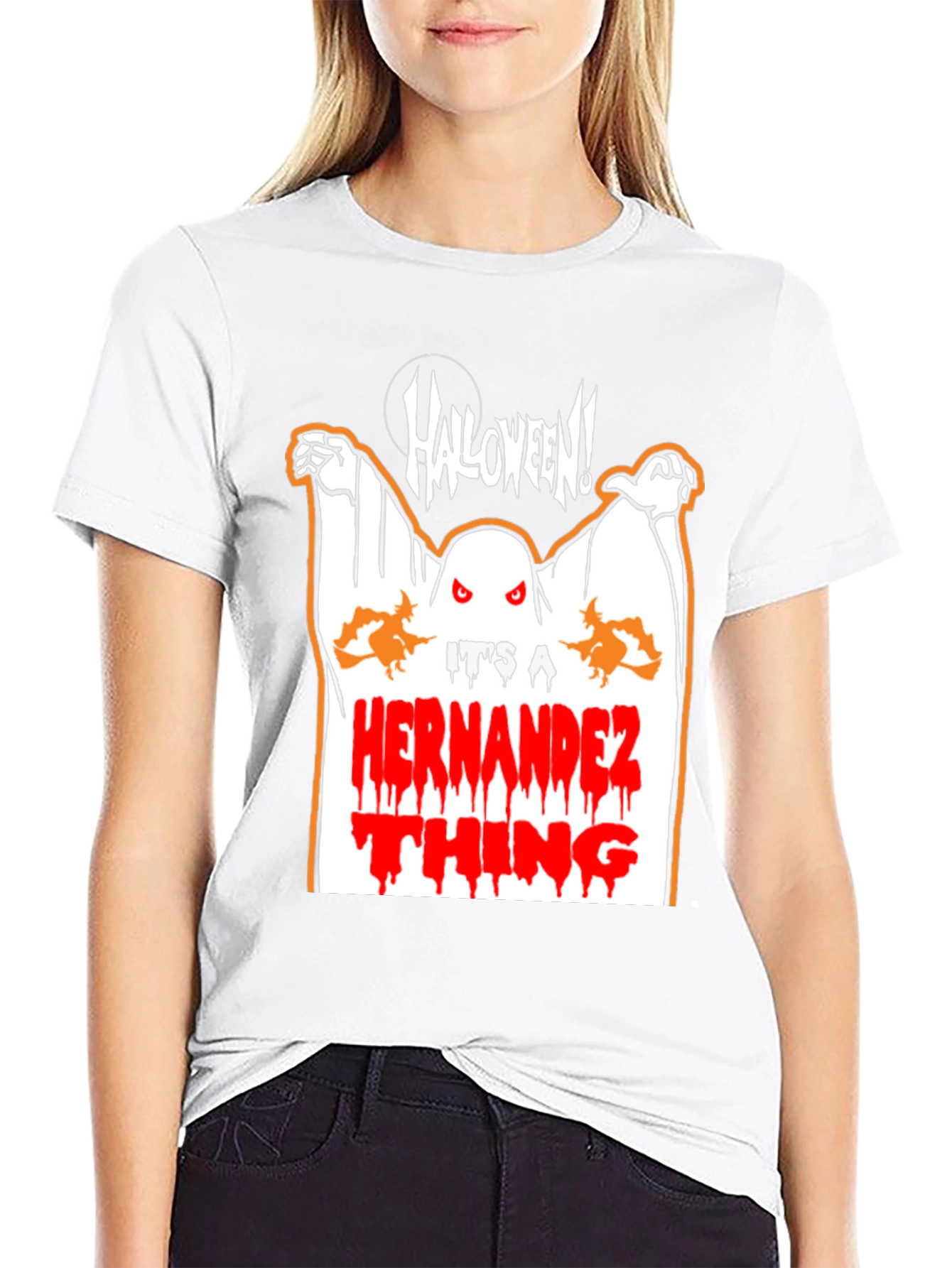 Halloween Hernandez T-Shirt - Spooky Family Fun