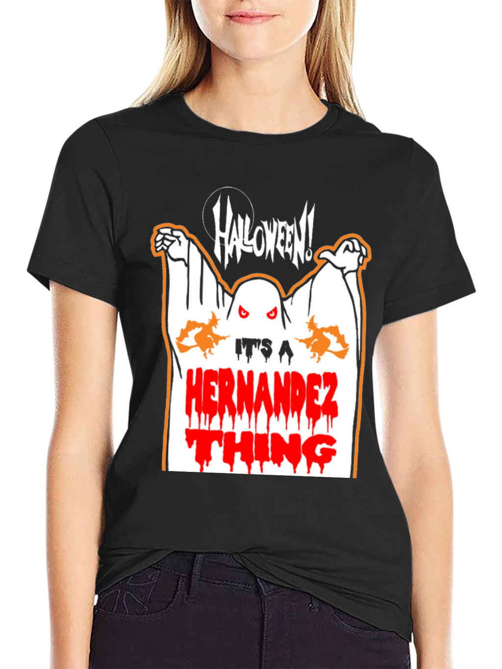 Halloween Hernandez T-Shirt - Spooky Family Fun