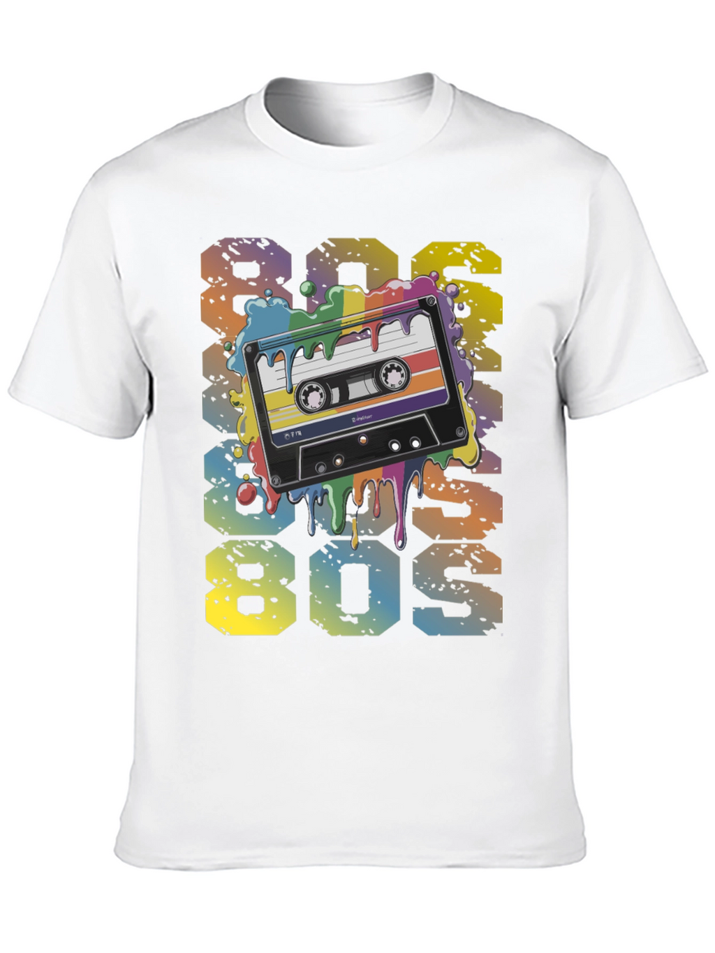 Retro 80s Cassette Tape Graphic T-Shirt