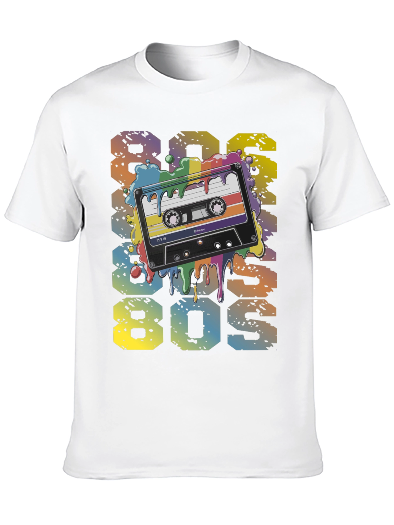 Retro 80s Cassette Tape Graphic T-Shirt