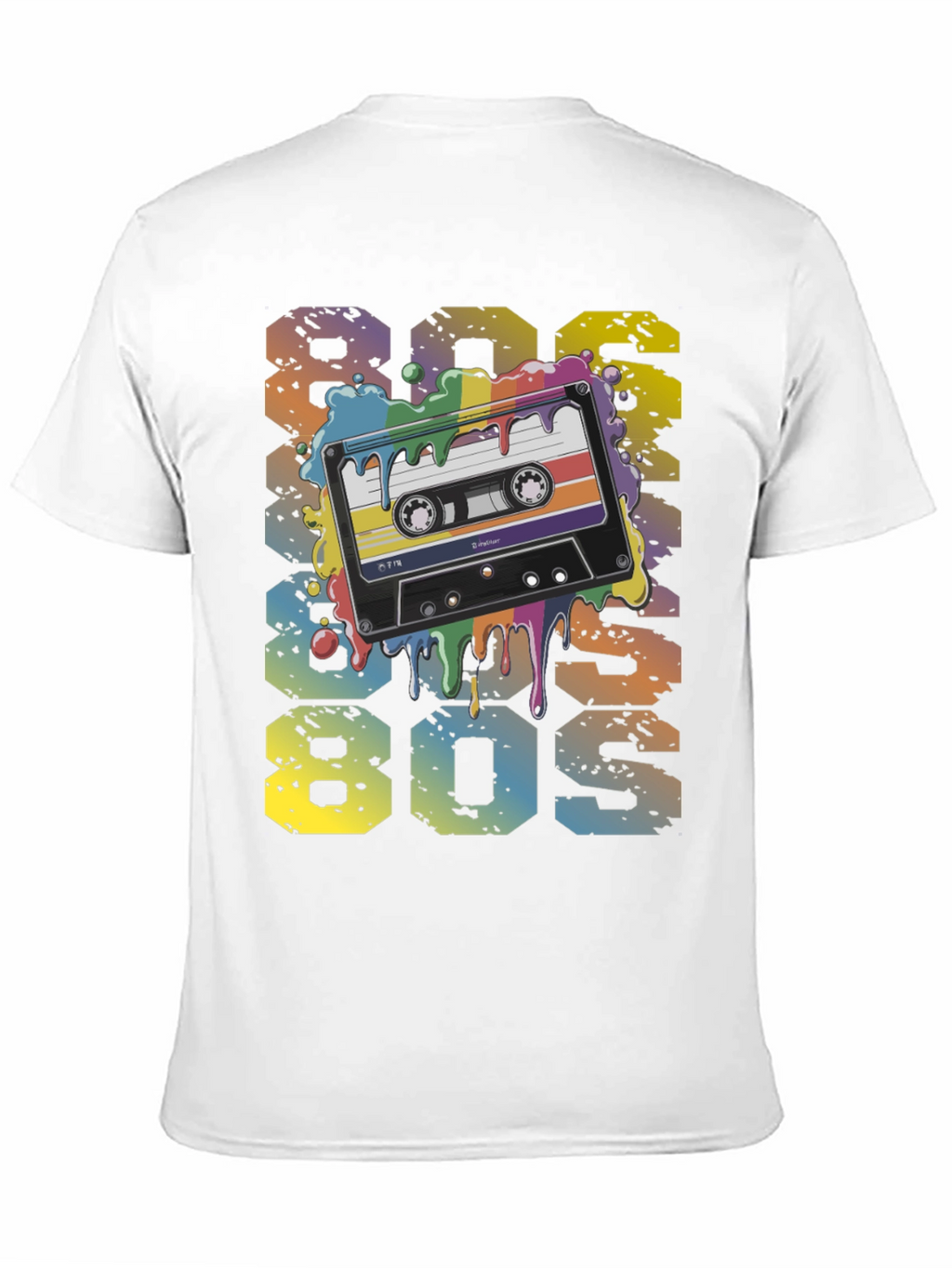 Retro 80s Cassette Tape Graphic T-Shirt