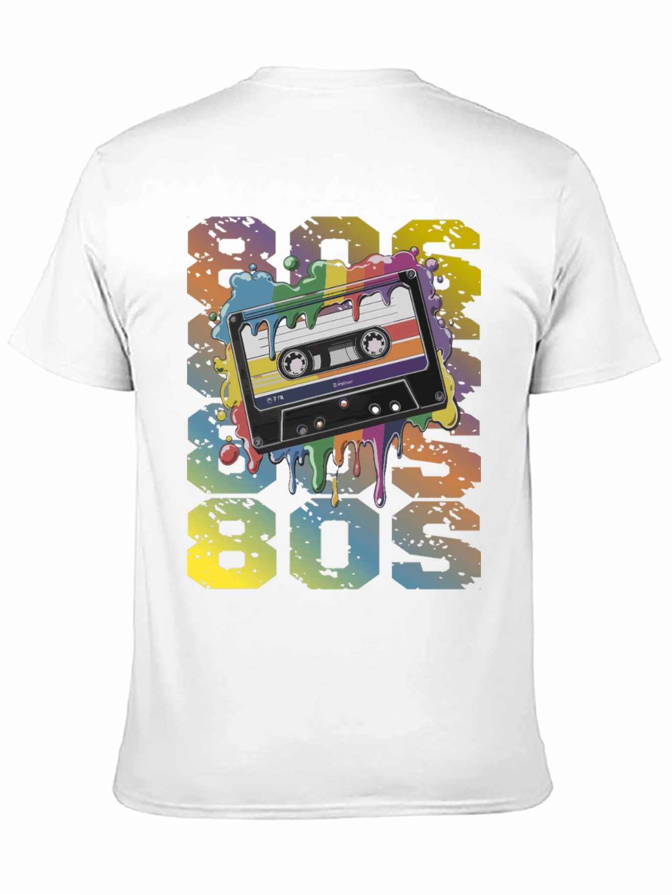 Retro 80s Cassette Tape Graphic T-Shirt