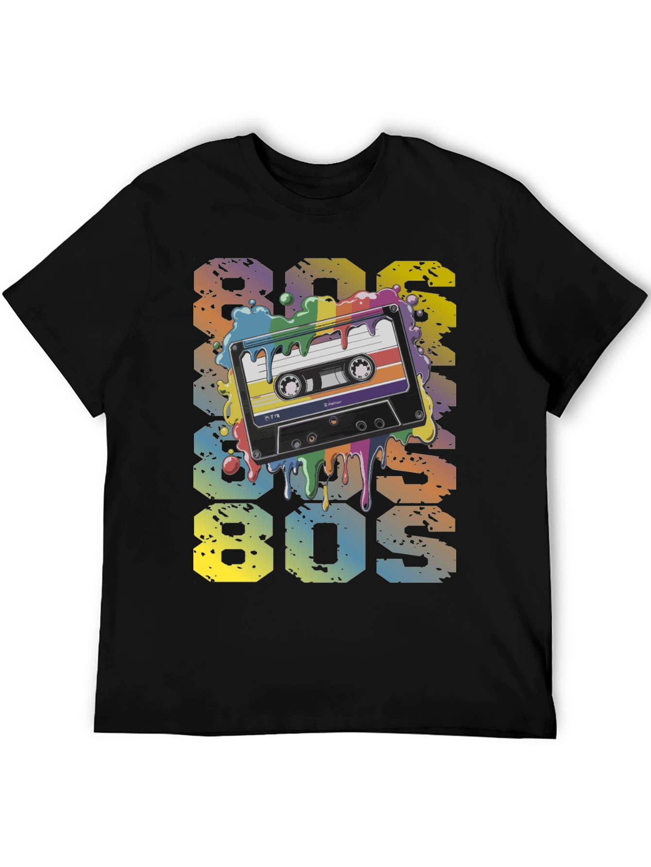 Retro 80s Cassette Tape Graphic T-Shirt