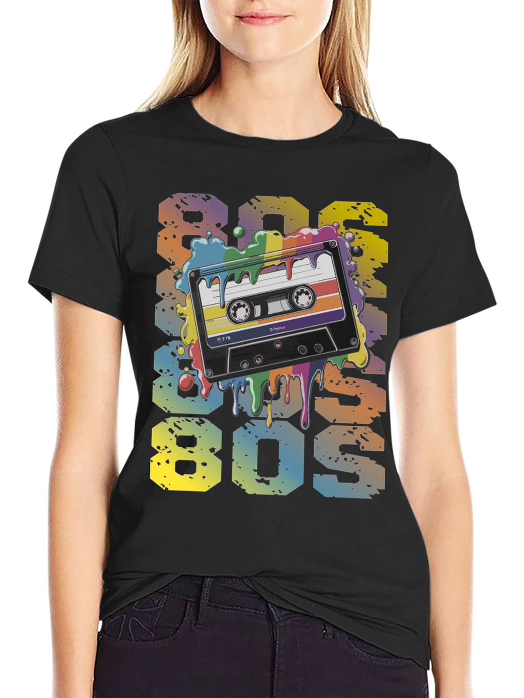 Retro 80s Cassette Tape Graphic T-Shirt