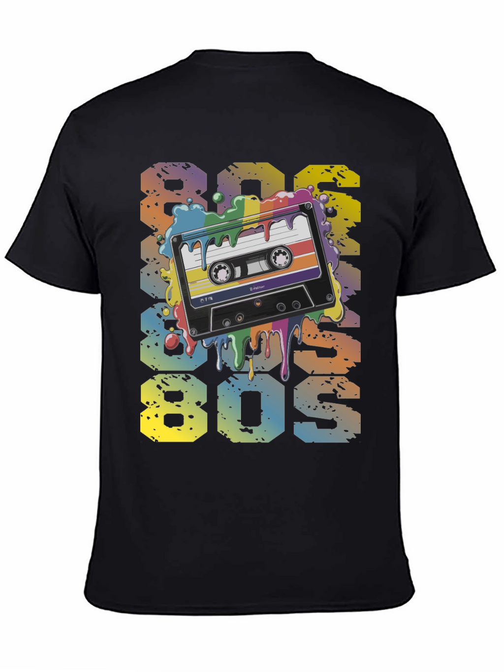 Retro 80s Cassette Tape Graphic T-Shirt