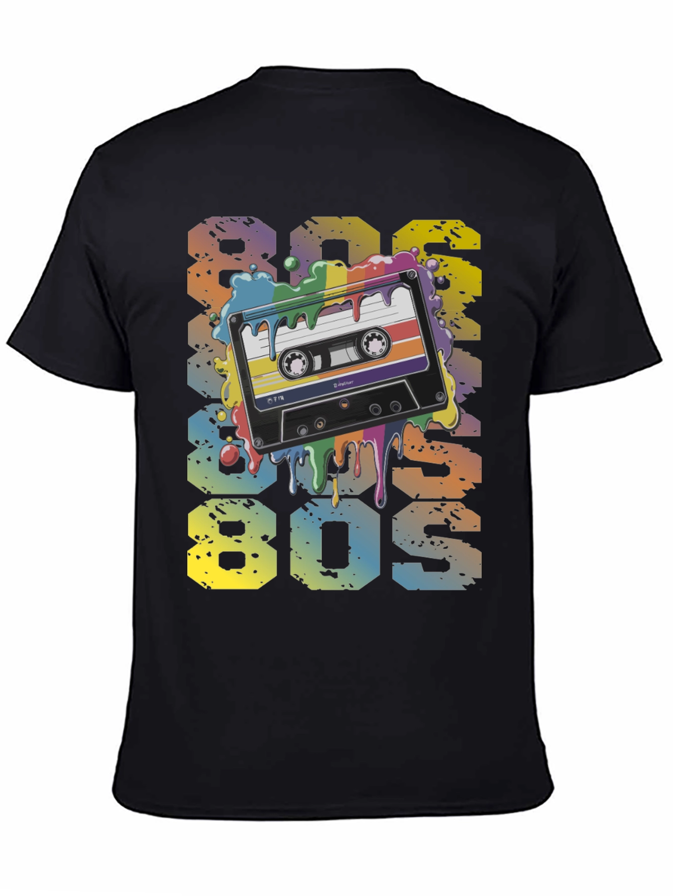 Retro 80s Cassette Tape Graphic T-Shirt