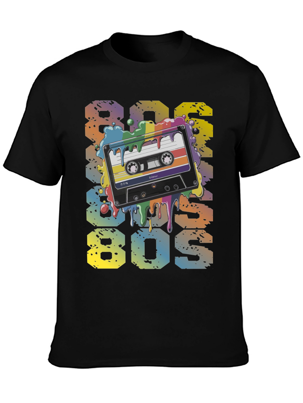 Retro 80s Cassette Tape Graphic T-Shirt