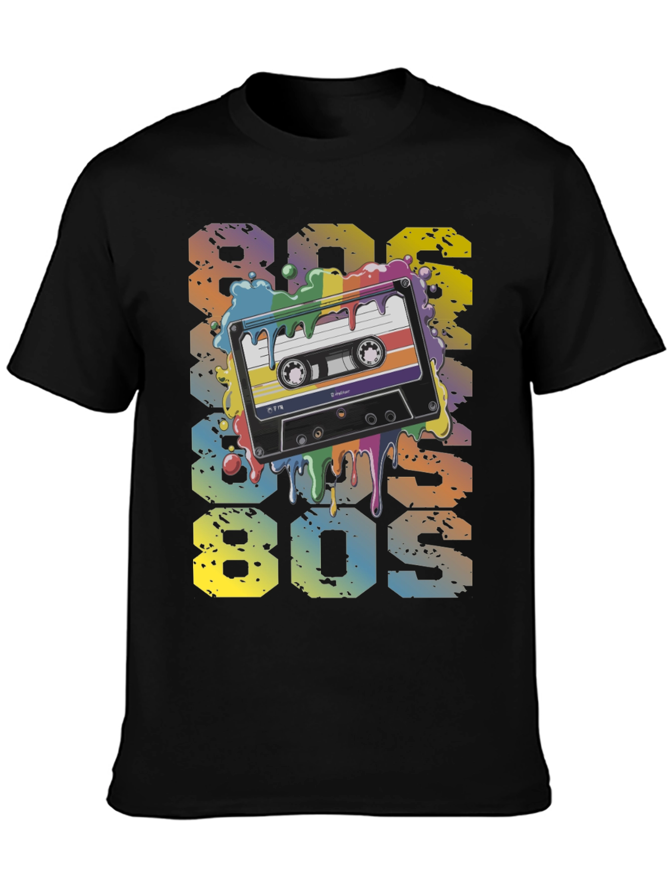 Retro 80s Cassette Tape Graphic T-Shirt