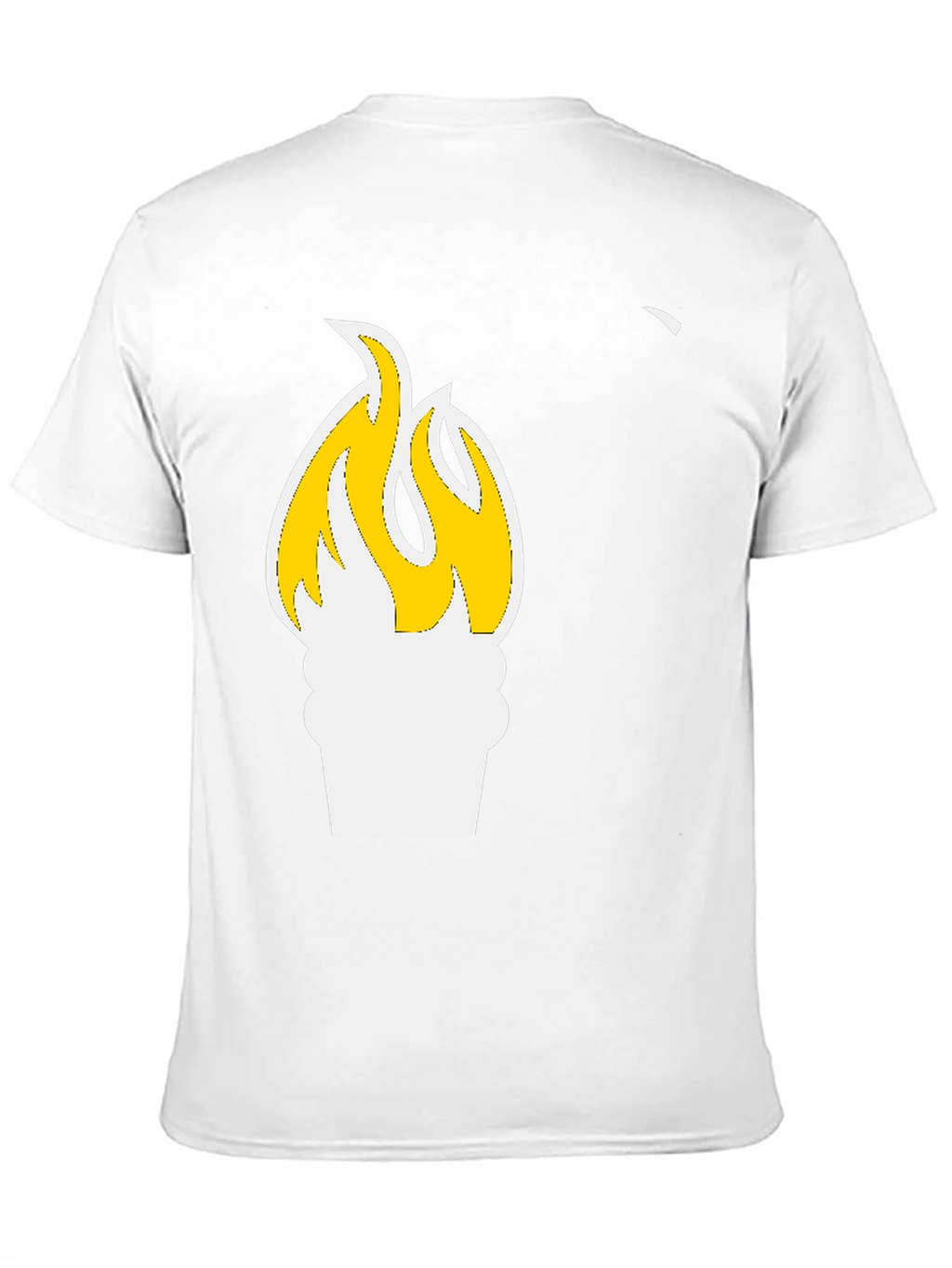 Flame Graphic Black T-Shirt