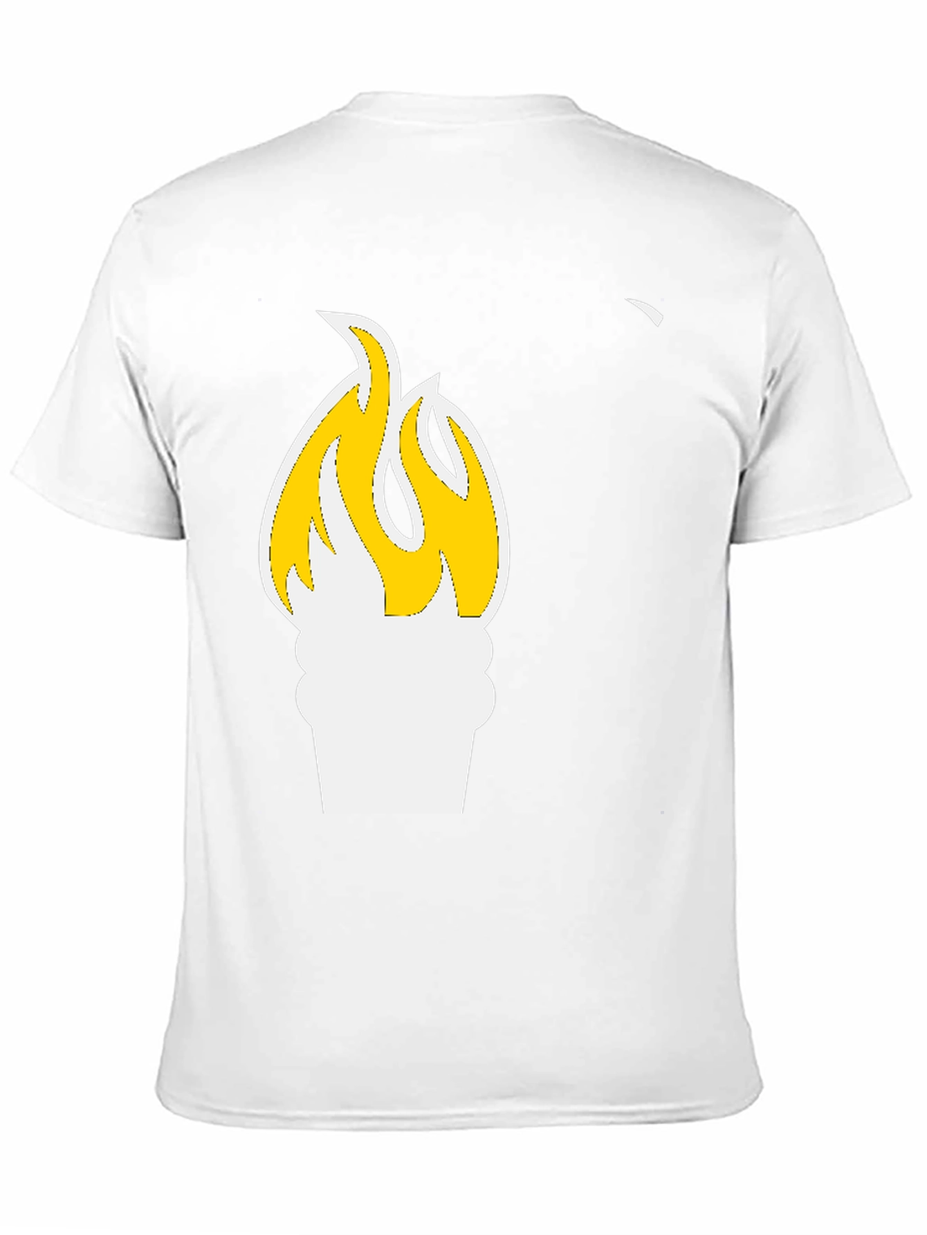 Flame Graphic Black T-Shirt