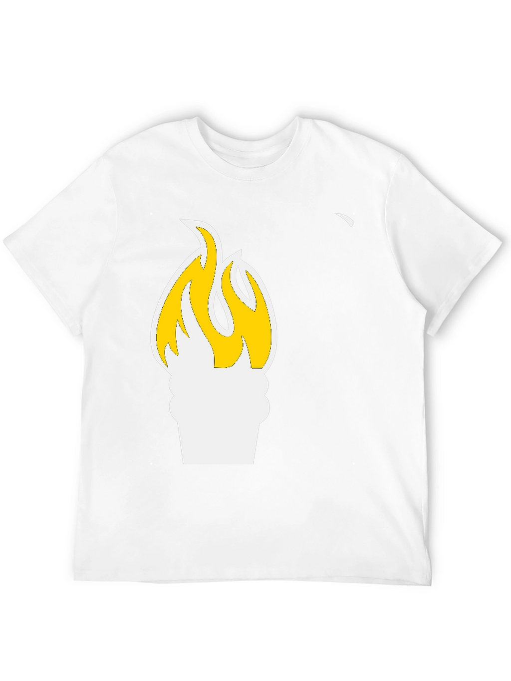 Flame Graphic Black T-Shirt