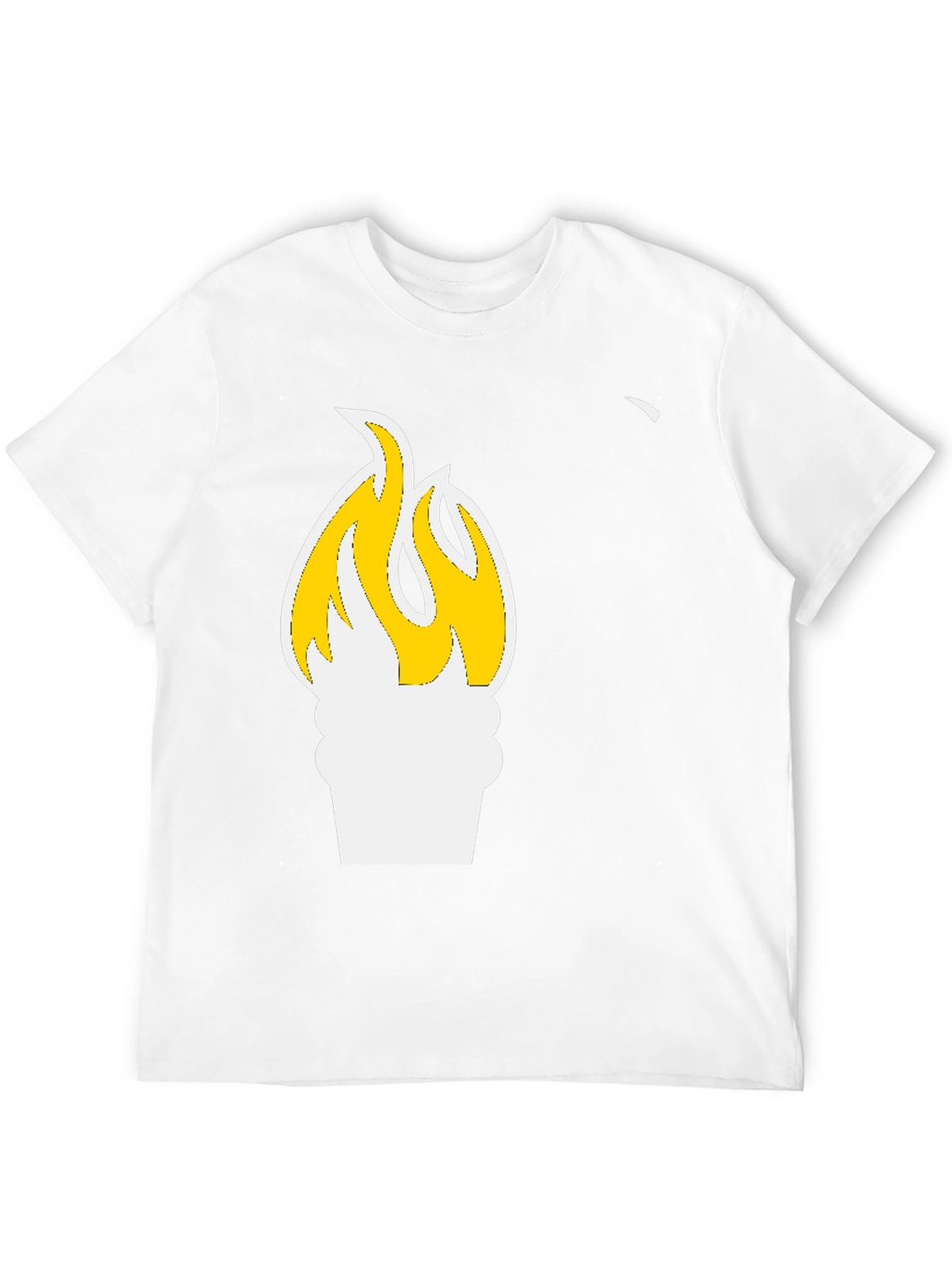 Flame Graphic Black T-Shirt