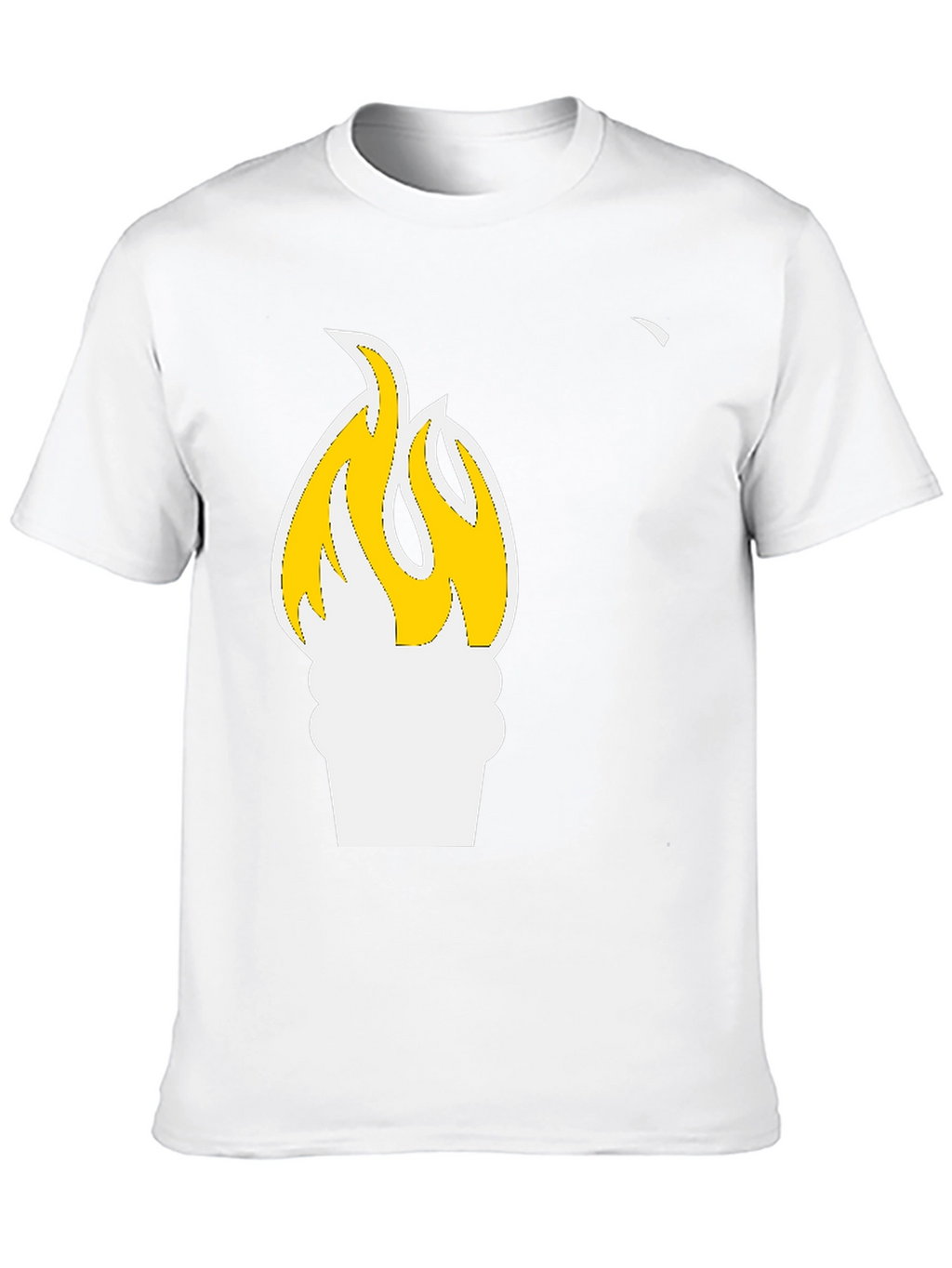 Flame Graphic Black T-Shirt