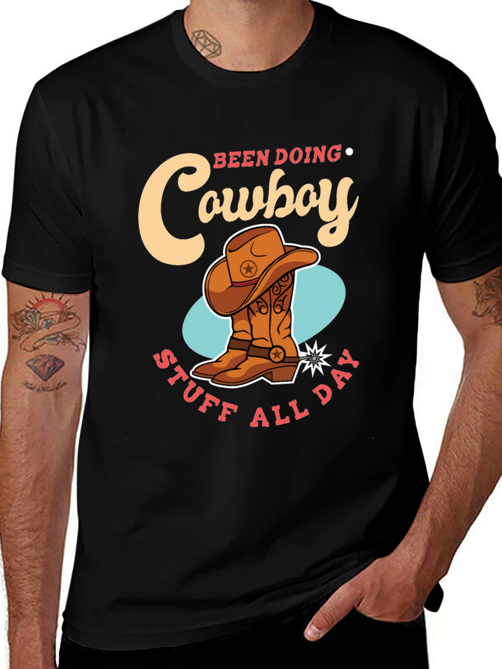 Cowboy Stuff All Day Graphic T-Shirt