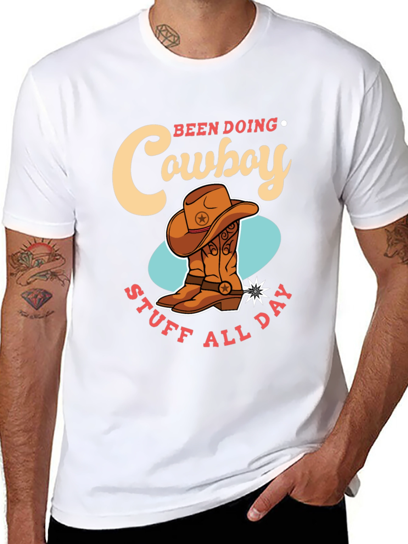 Cowboy Stuff All Day Graphic T-Shirt