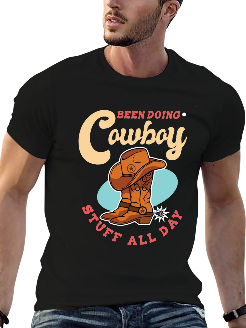 Cowboy Stuff All Day Graphic T-Shirt