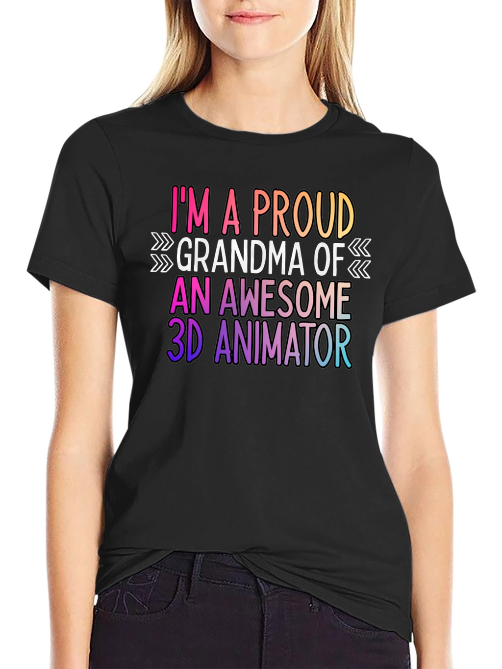 Proud Grandma 3D Animator Graphic Tee