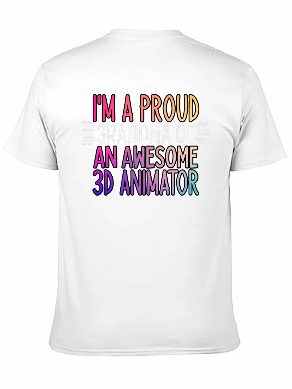 Proud Grandma 3D Animator Graphic Tee