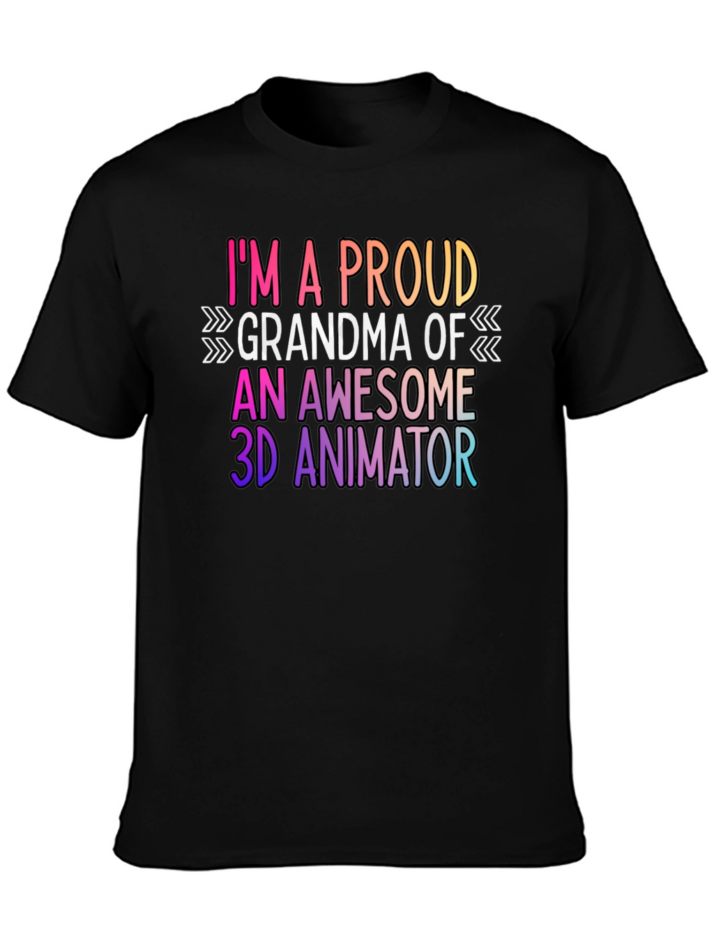 Proud Grandma 3D Animator Graphic Tee