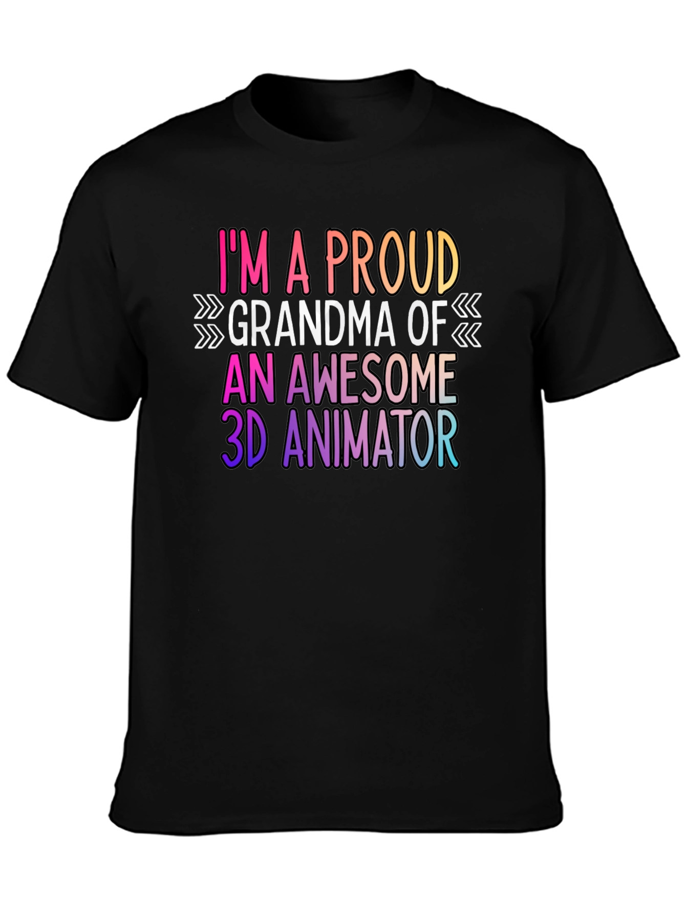 Proud Grandma 3D Animator Graphic Tee