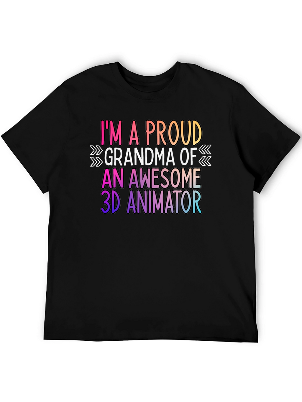Proud Grandma 3D Animator Graphic Tee