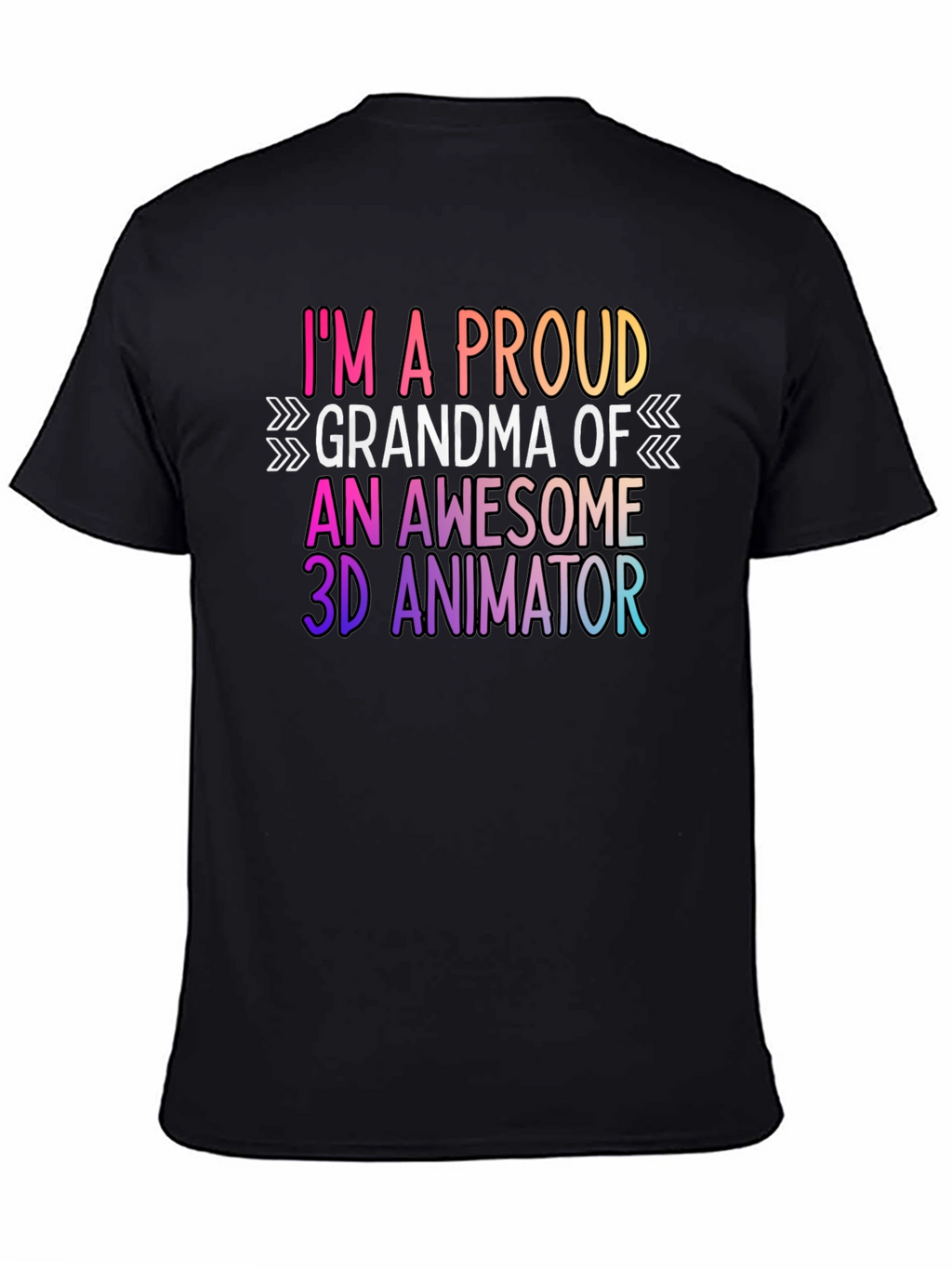 Proud Grandma 3D Animator Graphic Tee