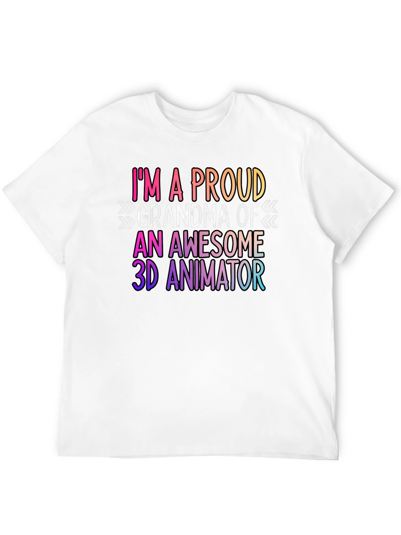 Proud Grandma 3D Animator Graphic Tee