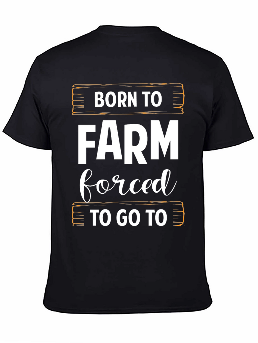 Born to Farm T-Shirt - Black Cotton Tee