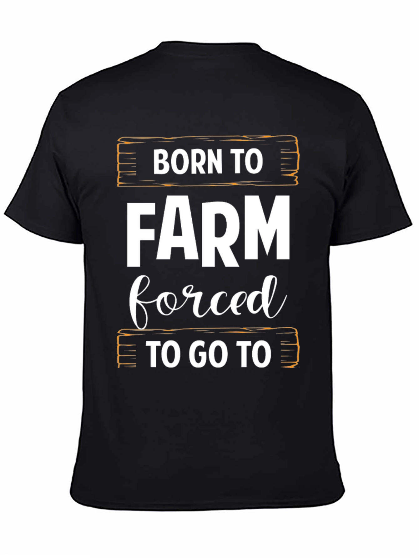 Born to Farm T-Shirt - Black Cotton Tee