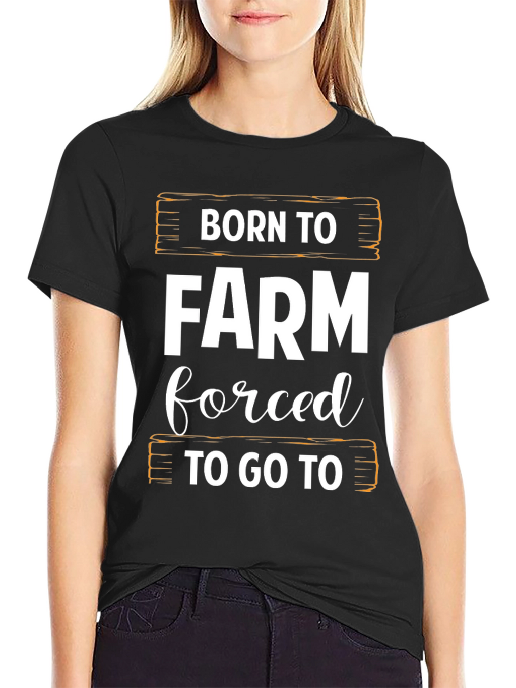 Born to Farm T-Shirt - Black Cotton Tee