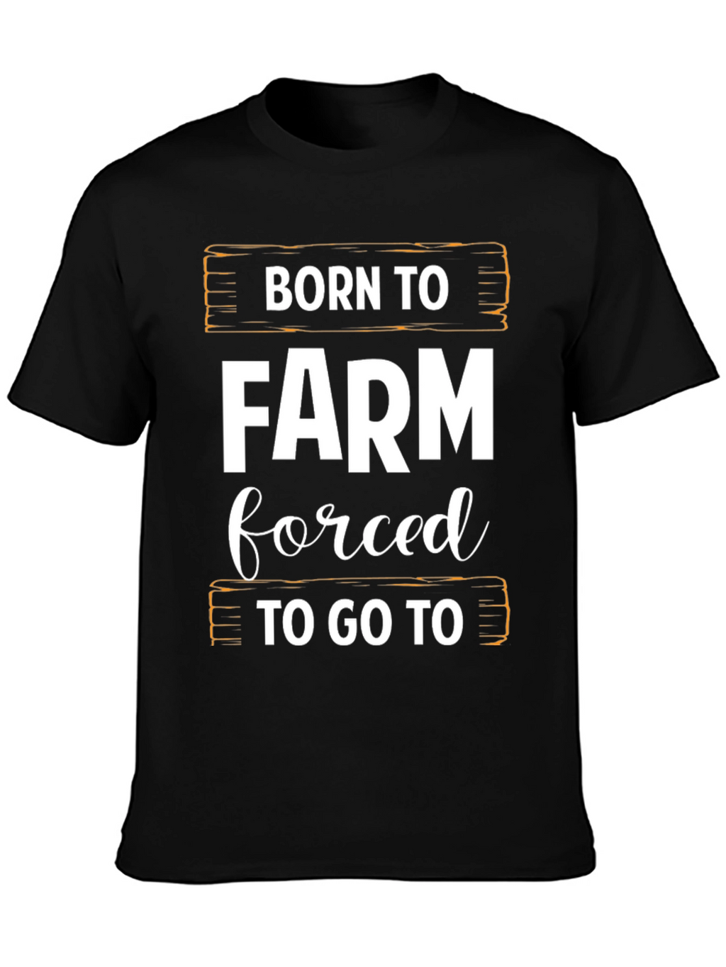 Born to Farm T-Shirt - Black Cotton Tee