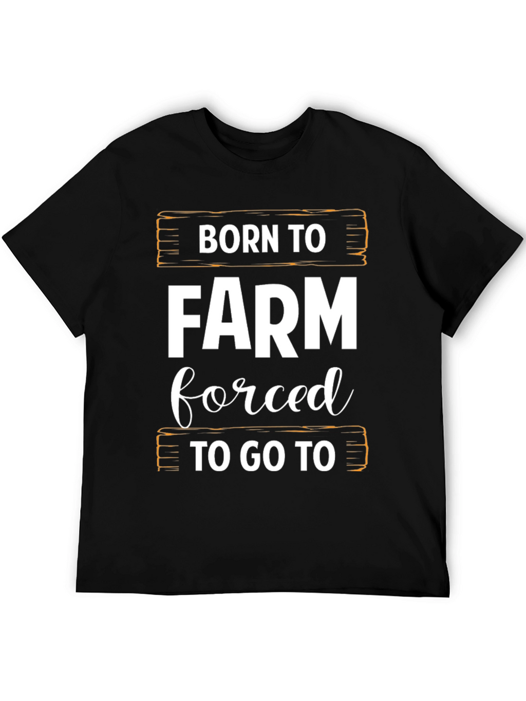 Born to Farm T-Shirt - Black Cotton Tee