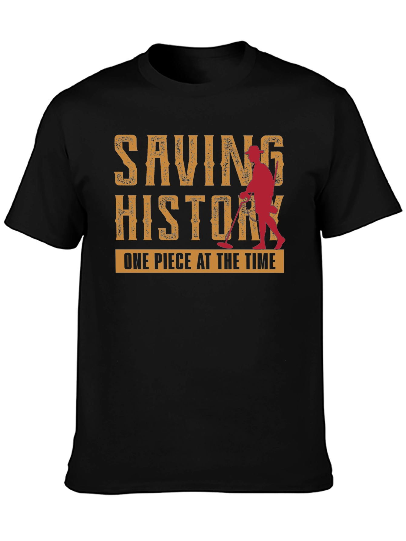 Saving History T-Shirt - Metal Detecting Tee