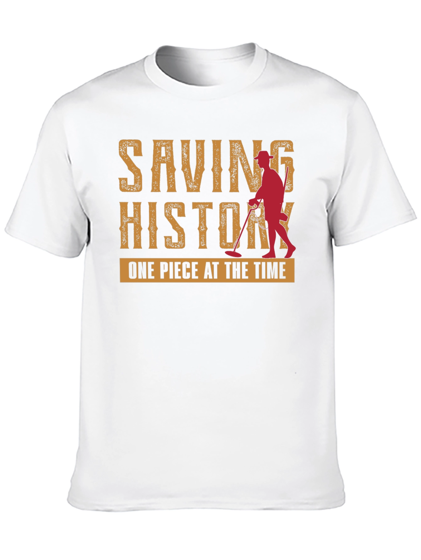 Saving History T-Shirt - Metal Detecting Tee