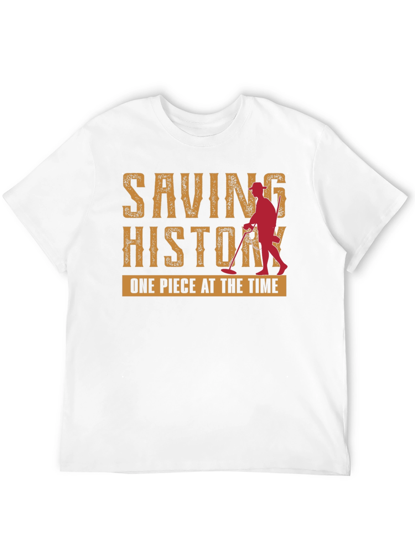 Saving History T-Shirt - Metal Detecting Tee