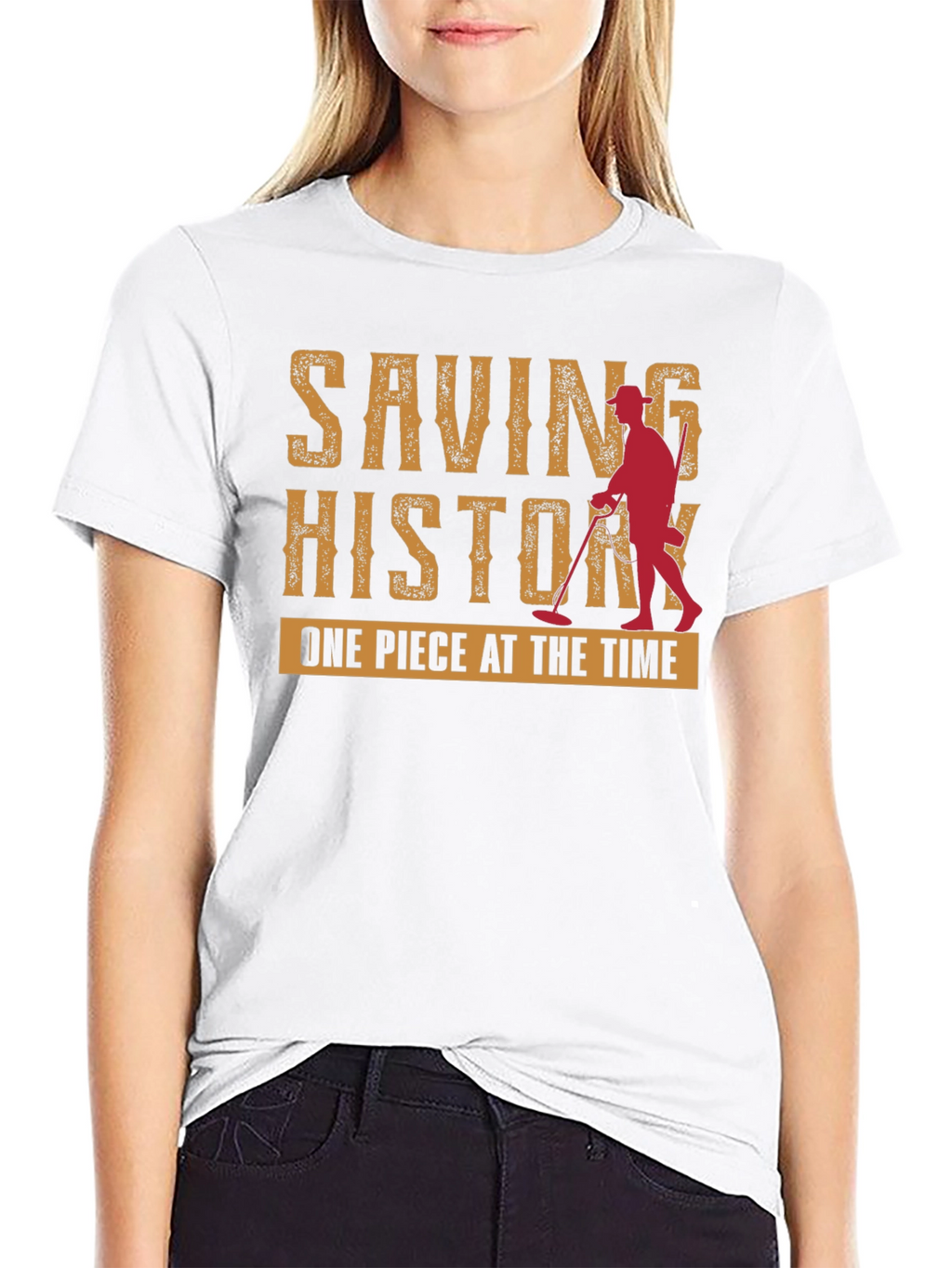Saving History T-Shirt - Metal Detecting Tee