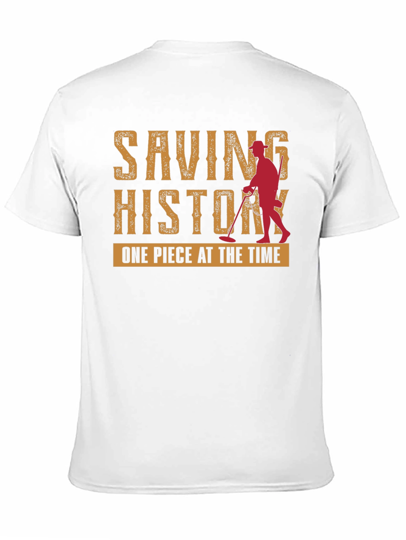 Saving History T-Shirt - Metal Detecting Tee