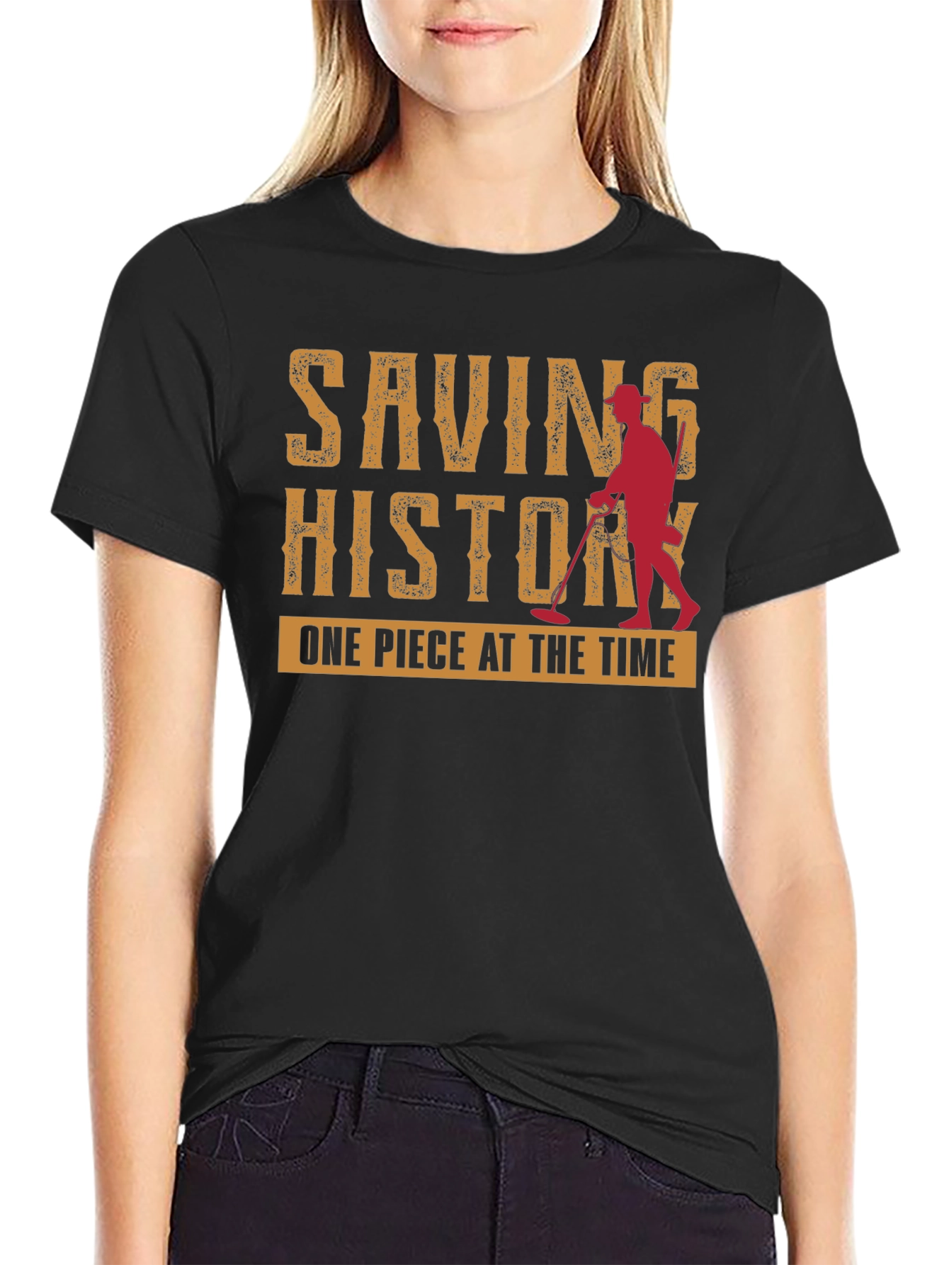 Saving History T-Shirt - Metal Detecting Tee