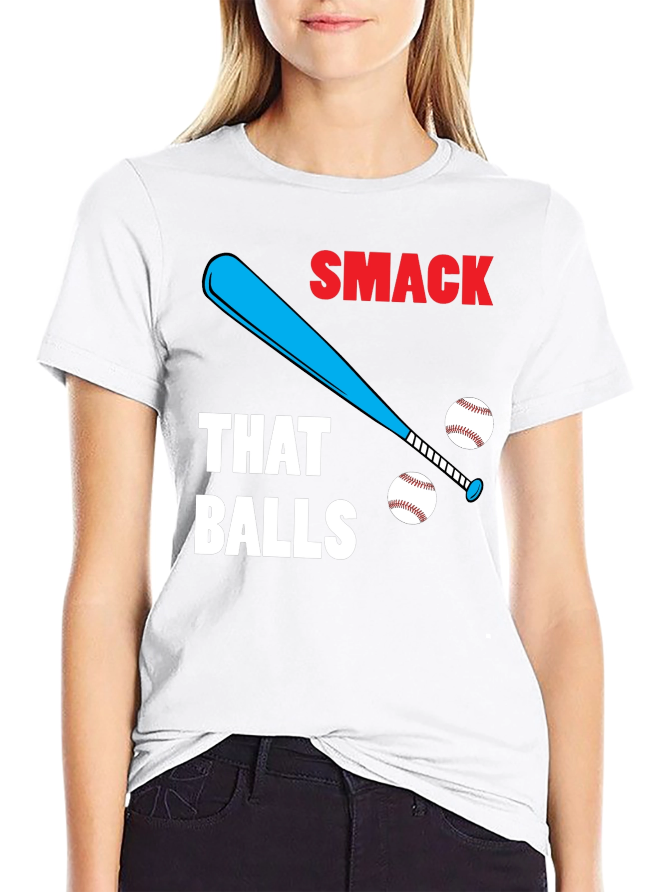 Smack That Balls T-Shirt | Funny Baseball Tee