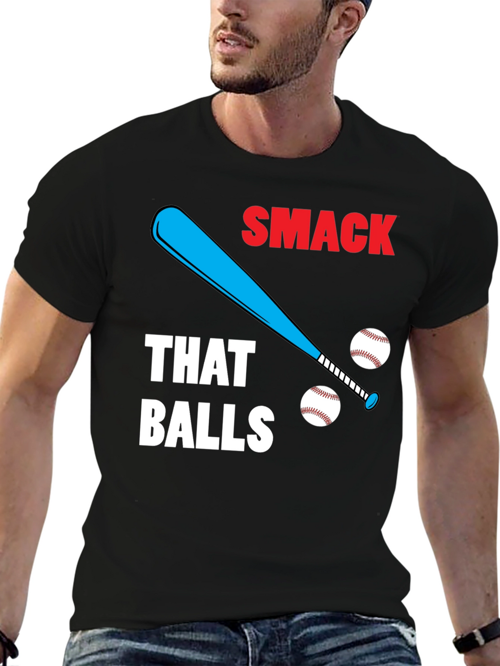 Smack That Balls T-Shirt | Funny Baseball Tee