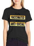 Vaccinated Anti-Social Graphic Tee