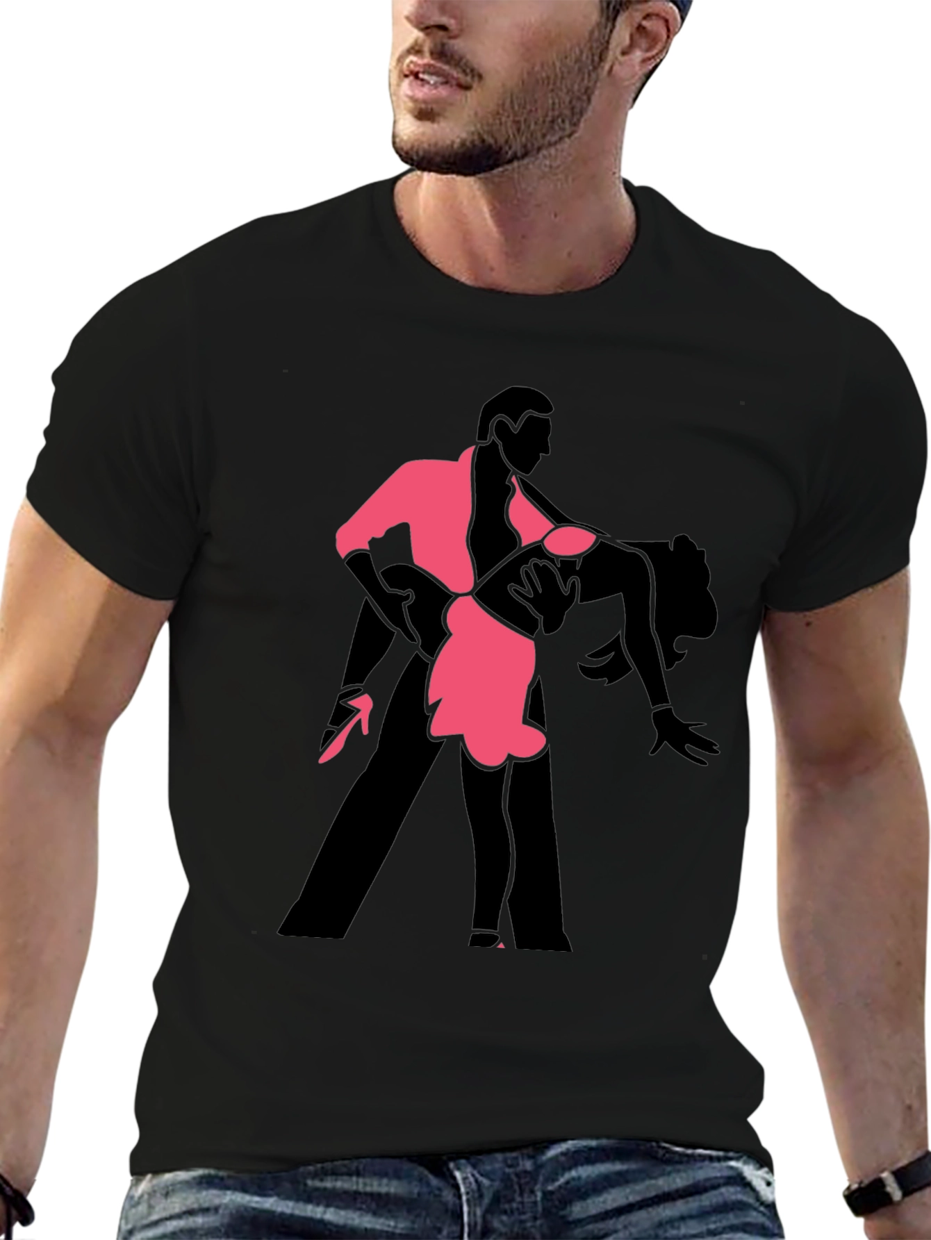 Dancing Couple Graphic Tee - Salsa Dance T-Shirt