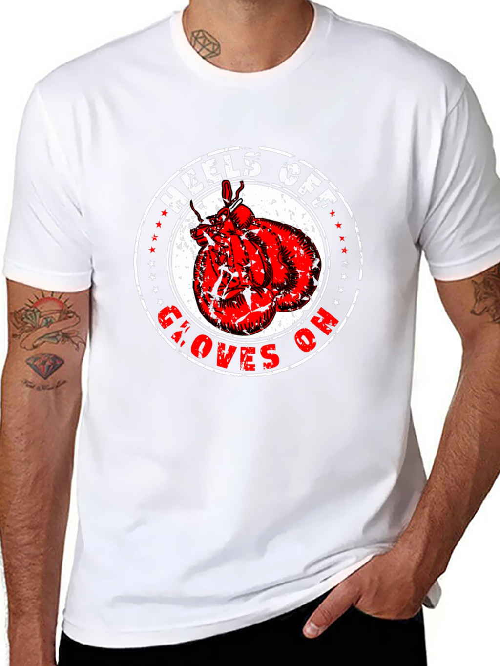 Heels Off Gloves On Boxing T-Shirt