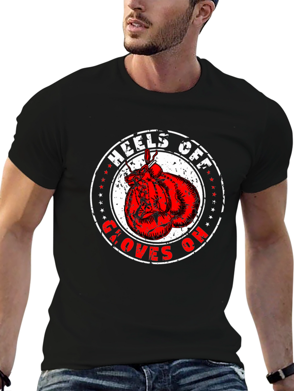 Heels Off Gloves On Boxing T-Shirt