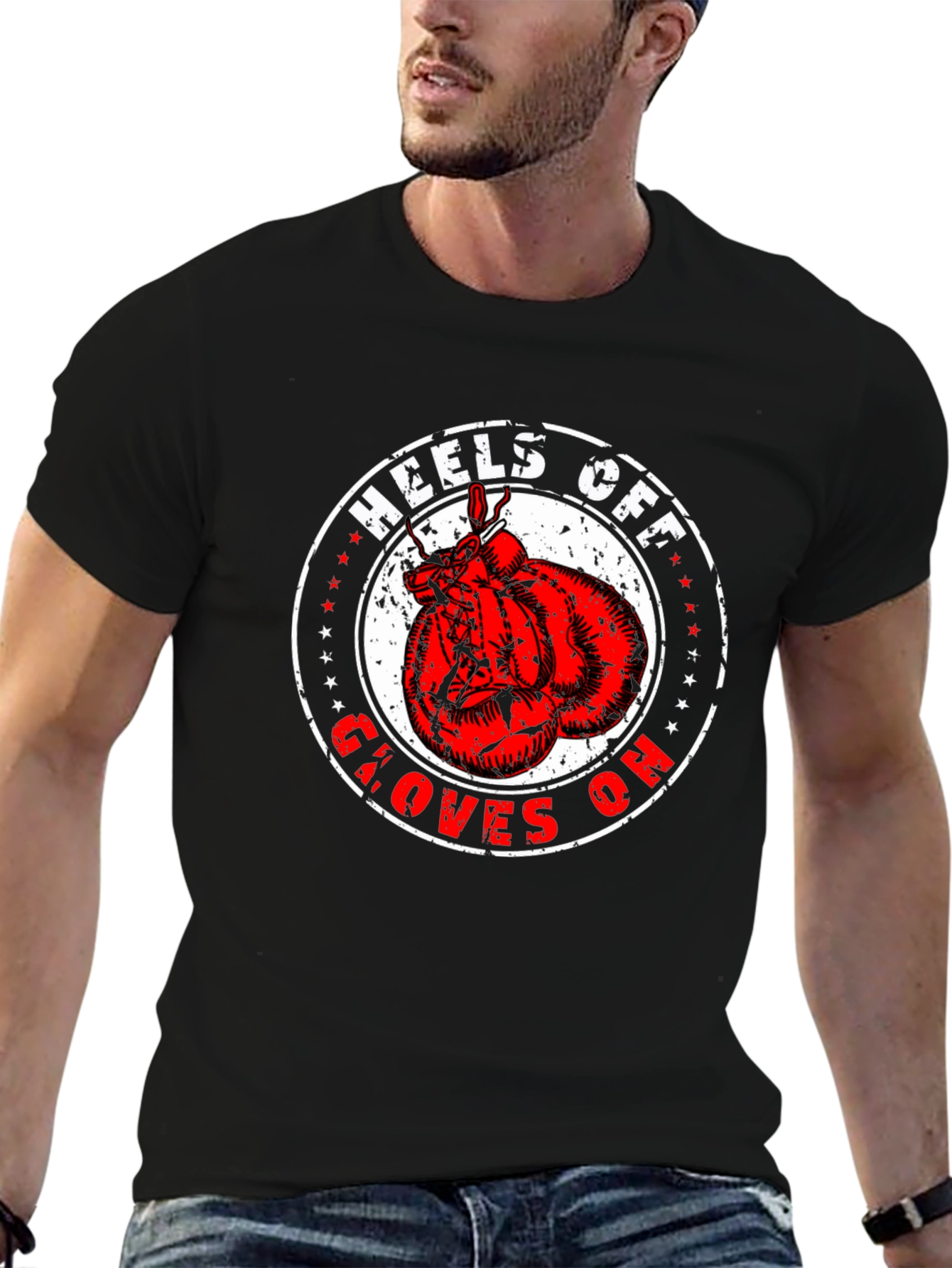 Heels Off Gloves On Boxing T-Shirt