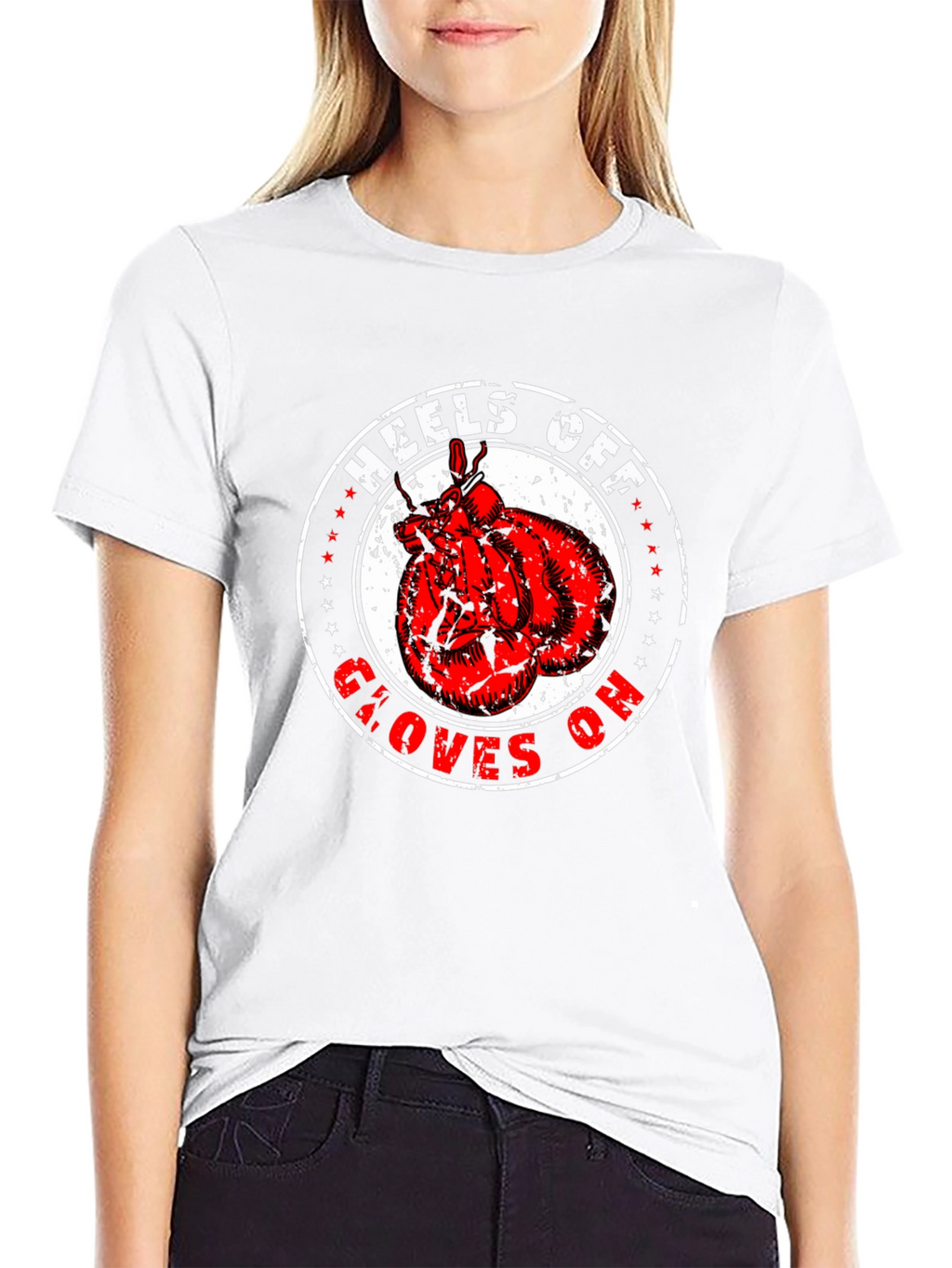 Heels Off Gloves On Boxing T-Shirt